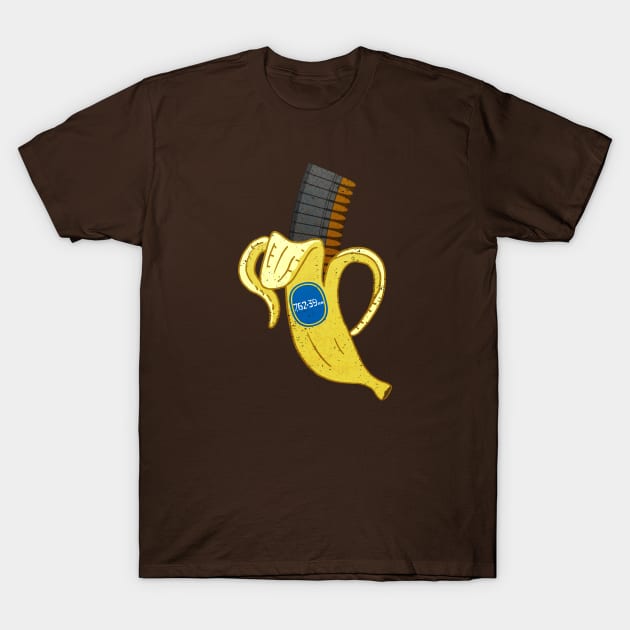 Banana Mag - distressed version T-Shirt by CCDesign